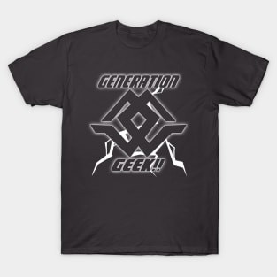 Generation Geek Ghosted Dub-G with text & bolt! T-Shirt